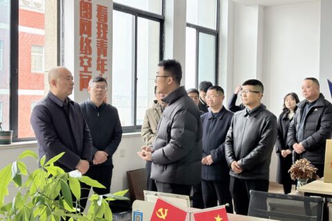 东至县委副书记、县长唐礼虎率队深入东至人网调研指导工作
